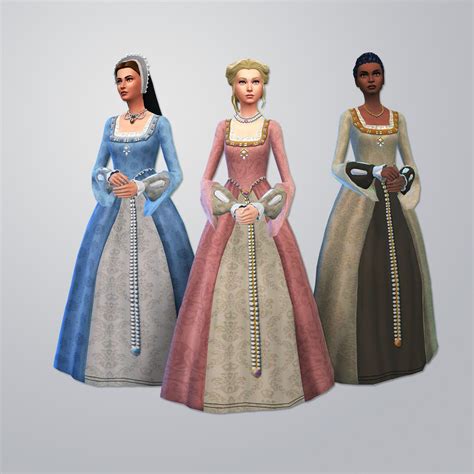 tudor dresses sims 4.